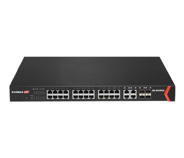 Edimax 24p GS-5424PLC (24x10/100/1000Mbit 4xSFP Combo) - 445946 - zdjęcie